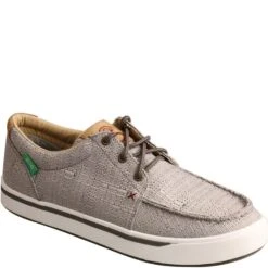 Twisted X Men's Hooey Loper Casual Shoes - Light Grey -Elliotts Boots Shop TXMHYC018 5