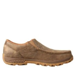 Twisted X Men's CellStretch Driving Moc Boat Slip On - Bomber -Elliotts Boots Shop TXMXC0003 2