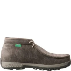 Twisted X Men's CellStretch Driving Moc Slip On Chukka - Grey/Ligh -Elliotts Boots Shop TXMXC0005 2
