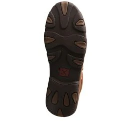 Twisted X Women's Mid Driving Moccasins - Brown/Tooled Flowers