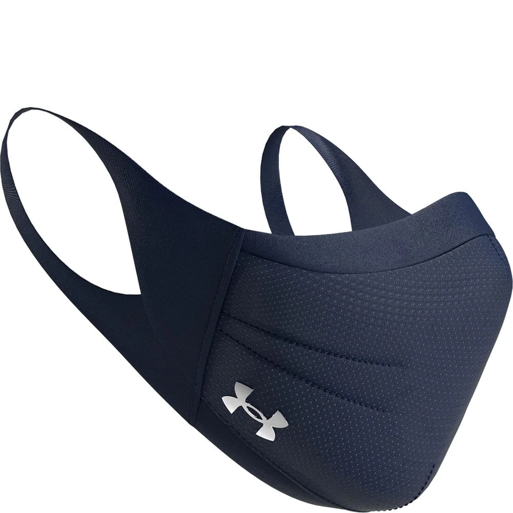 Under Armour Unisex Sportsmask - Midnight Navy/Midnight Navy/Silver 4 Under Armour Unisex Sportsmask - Midnight Navy/Midnight Navy/Silver - Image 4